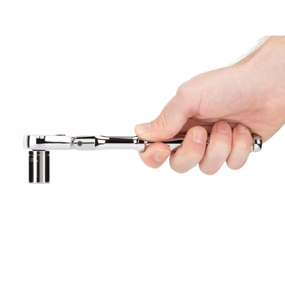 TEKTON 3/8 in. Drive x 8 in. Flex Ratchet with 90-Tooth Gear