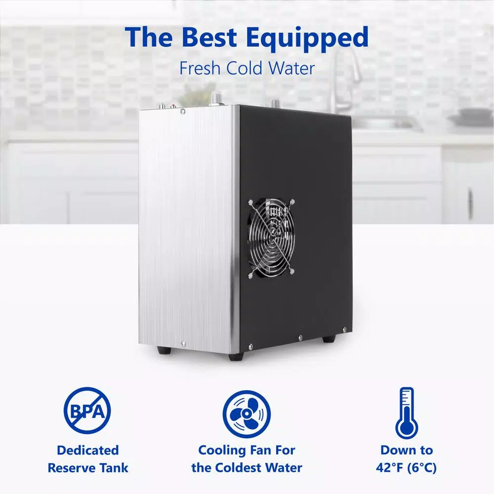 Express Water PC2000 Adjustable Power Water Chiller System with Cooling Fan and Tubing