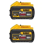 DEWALT FLEXVOLT 20V/60V MAX 12.0 Ah Lithium-Ion Battery (2-Pack) thumbnail 1