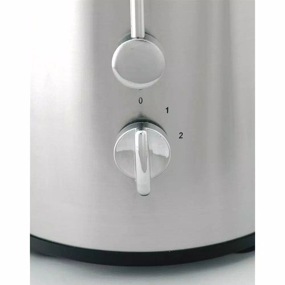 Total Chef Juicin Stainless Steel Juicer with 700W Motor and Automatic Shut-Off