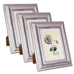 KG kieragrace KG Jean Distressed Metal Effect Wood Photo Frame Set of 3, Holds 4x6 Photos thumbnail 3