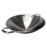 SPT 16.5 in. Stainless Steel Tri-Ply Wok with Lid, Induction Ready thumbnail 2