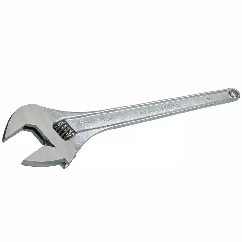 Klein Tools 24 in. Standard Capacity Adjustable Wrench, Forged Alloy Steel
