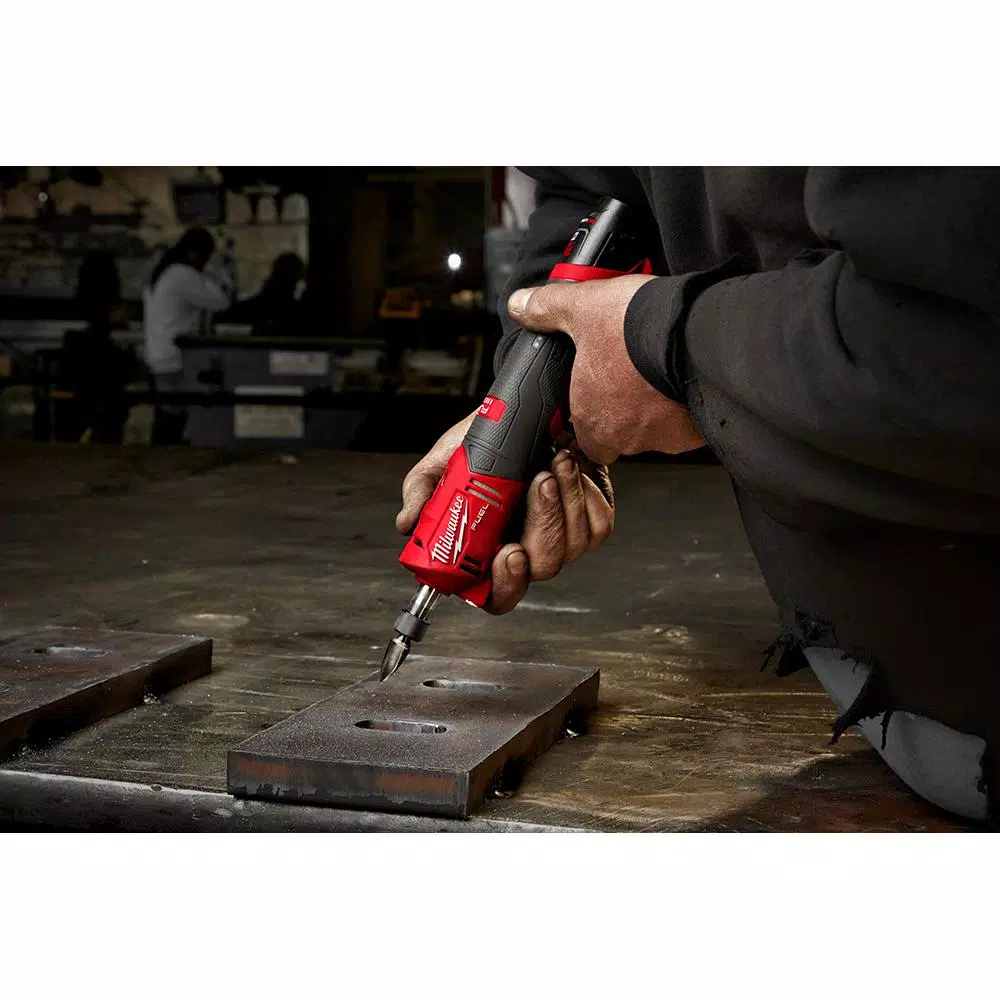 Milwaukee M12 FUEL 12V Brushless Cordless 1/4 in. Straight Die Grinder (Tool-Only)