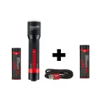 Milwaukee 700 Lumen LED Rechargeable Aluminum Flashlight with 2 REDLITHIUM USB Batteries thumbnail 1