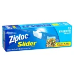 Ziploc Quart Plastic Slider Freezer Bags, 15-Bag Count (12-Pack) thumbnail 3