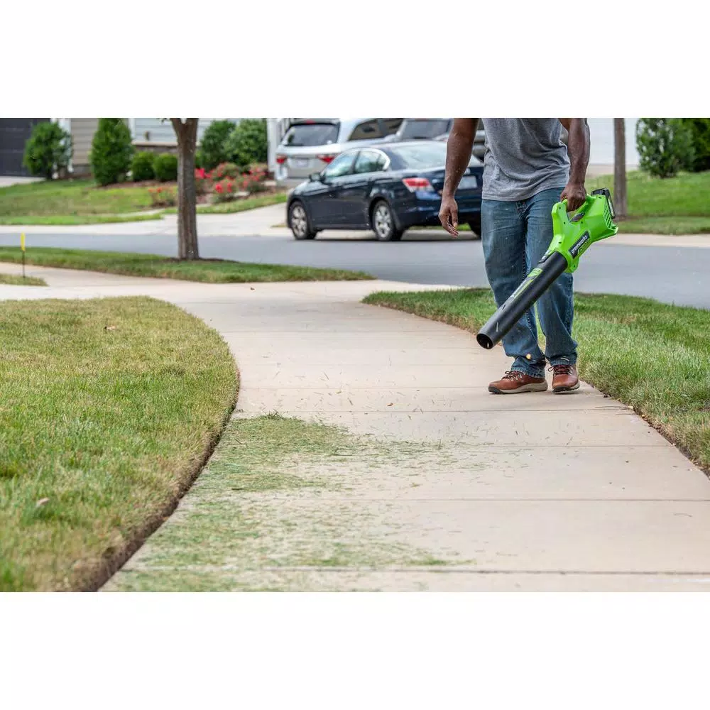 Greenworks 24V Cordless Handheld Leaf Blower, 320 CFM, 90 MPH, Tool Only