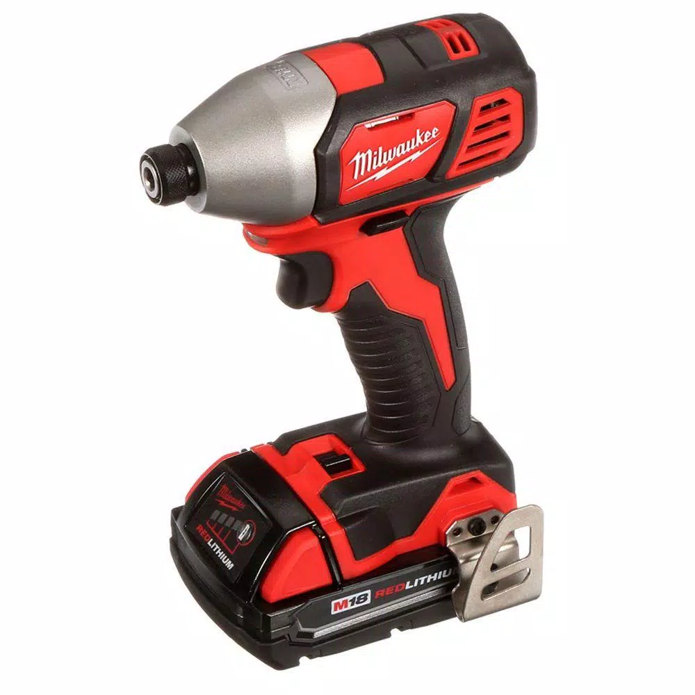 Milwaukee M18 18V Lithium-Ion 1/4 in. 2-Speed Impact Driver Kit with (2) 1.5Ah Batteries, Charger, and Hard Case