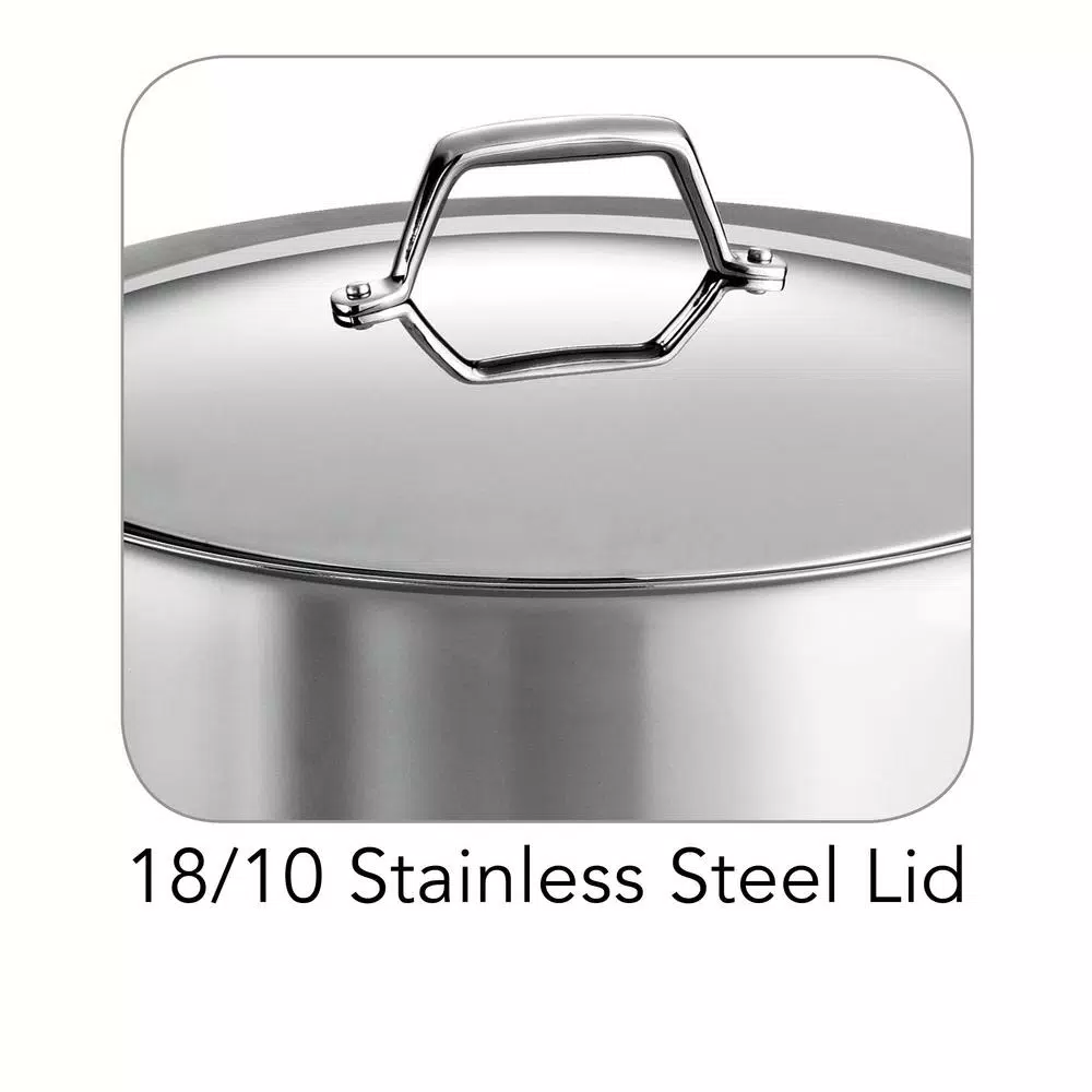 Tramontina Gourmet Prima 16 Qt. Stainless Steel Stock Pot with Lid