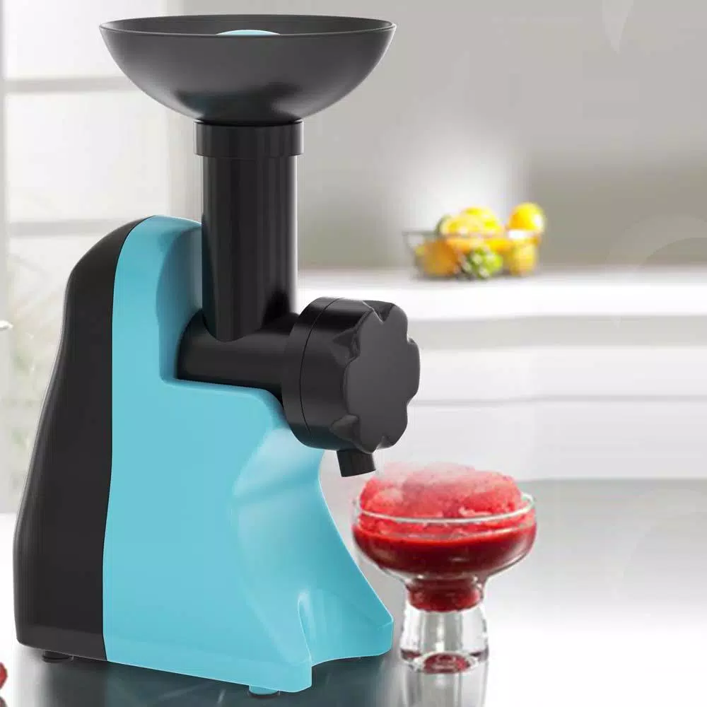 NutriChef 150-Watt Electric Soft Serve and Sorbet Maker, Black