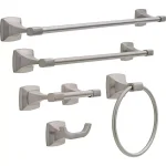 Delta Portwood Double Prong Towel and Robe Hook in SpotShield Brushed Nickel thumbnail 5