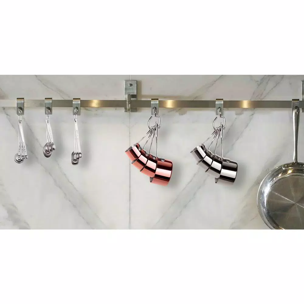 Artaste New Star 4-Piece Brass Plated Stainless Steel Measuring Cup Set