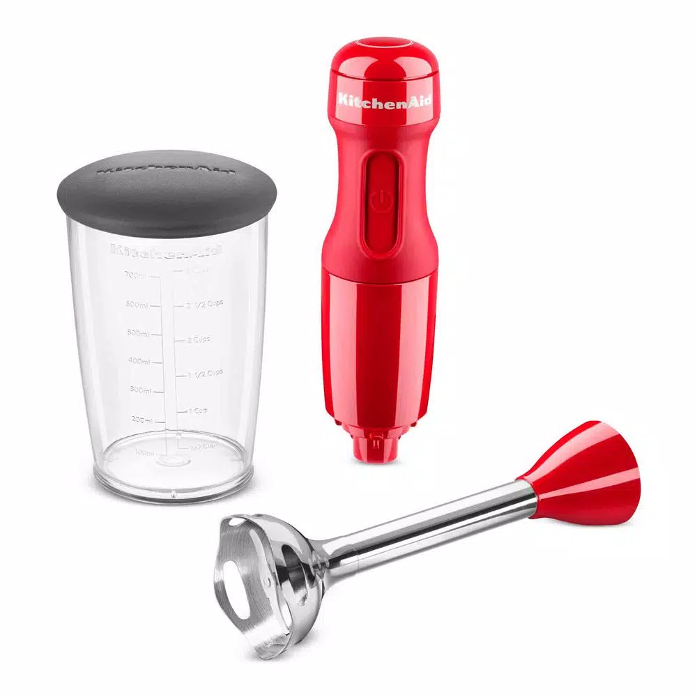 KitchenAid 100-Year Limited Edition Queen of Hearts 2-Speed Immersion Blender, Passion Red