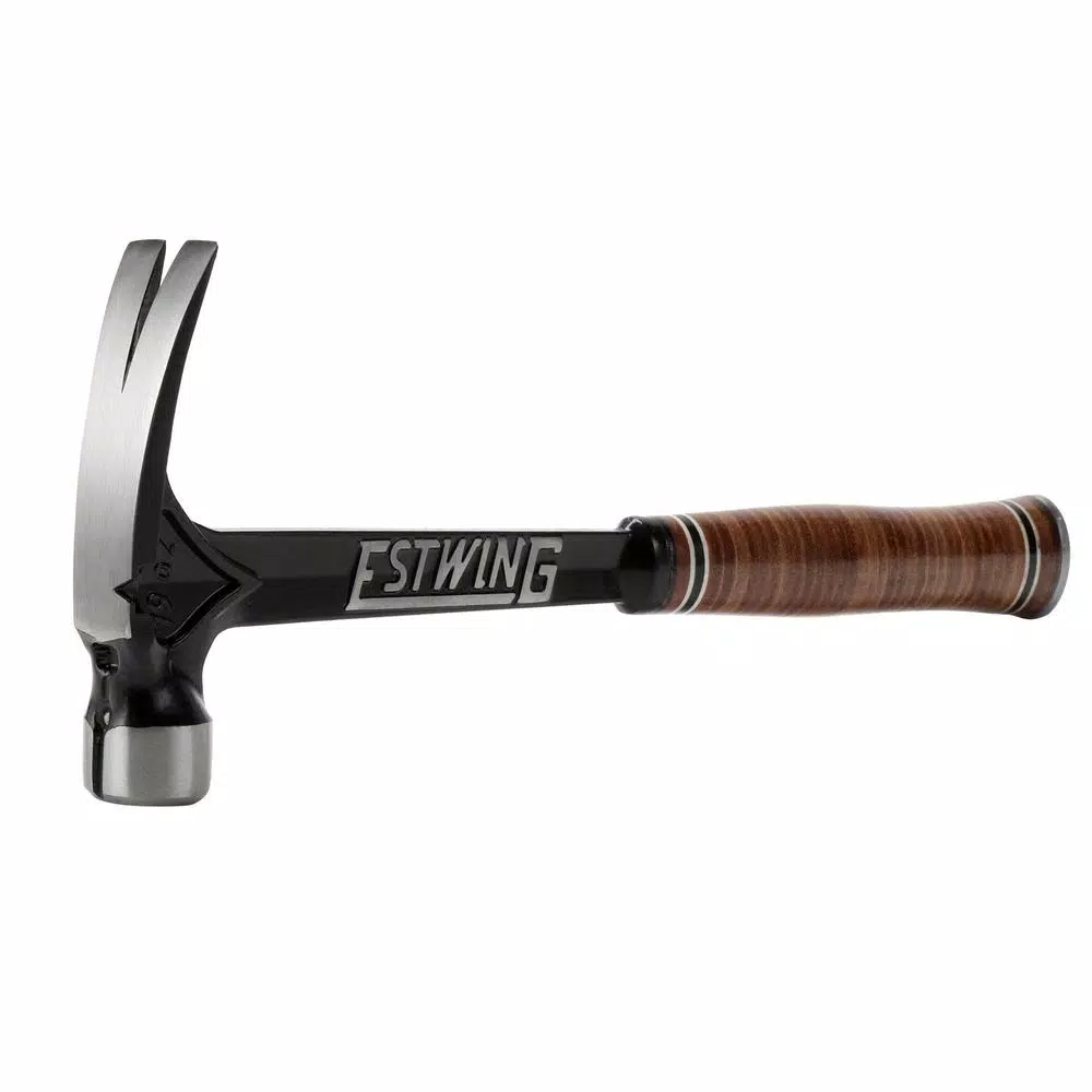 Estwing 19 oz. Ultra Framing Hammer with Black Leather Grip and Rip Claw