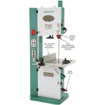 Grizzly Industrial 19-in Ultimate Vertical Bandsaw with 5 HP Motor and Motorized Upper Blade Guide thumbnail 2