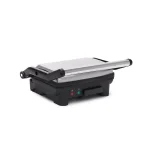 Elite Cuisine 3-in-1 Panini Press, Contact Grill and Indoor Grill, 1000W, Black Stainless Steel thumbnail 2