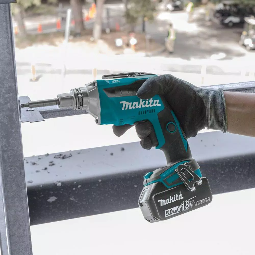 Makita 18V LXT Brushless Cordless Drywall Screwdriver Kit with 5.0Ah Battery & Charger