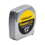 Stanley PowerLock 12 ft. Tape Measure with Decimal Scale and Die-Cast Metal Case thumbnail 7