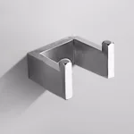 Boyel Living Stainless Steel 4-Piece Bathroom Accessories Set - Silver Wall Mounted Hardware Kit thumbnail 3