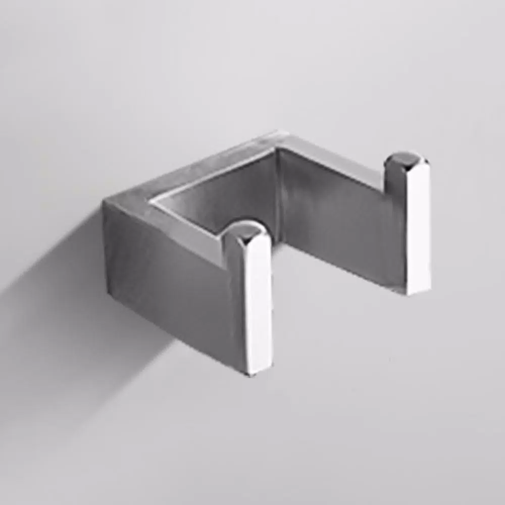 Boyel Living Stainless Steel 4-Piece Bathroom Accessories Set - Silver Wall Mounted Hardware Kit