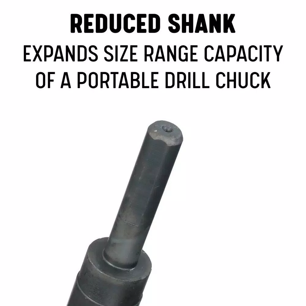Drill America 9/16 in. to 1 in. High Speed Steel Black Oxide Reduced Shank Drill Bit Set, 5-Piece
