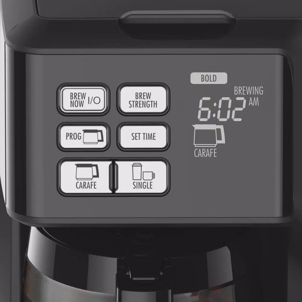 Hamilton Beach FlexBrew 2-Way Coffee Maker, 12-Cup Drip & Single-Serve Pod Brewer, Black