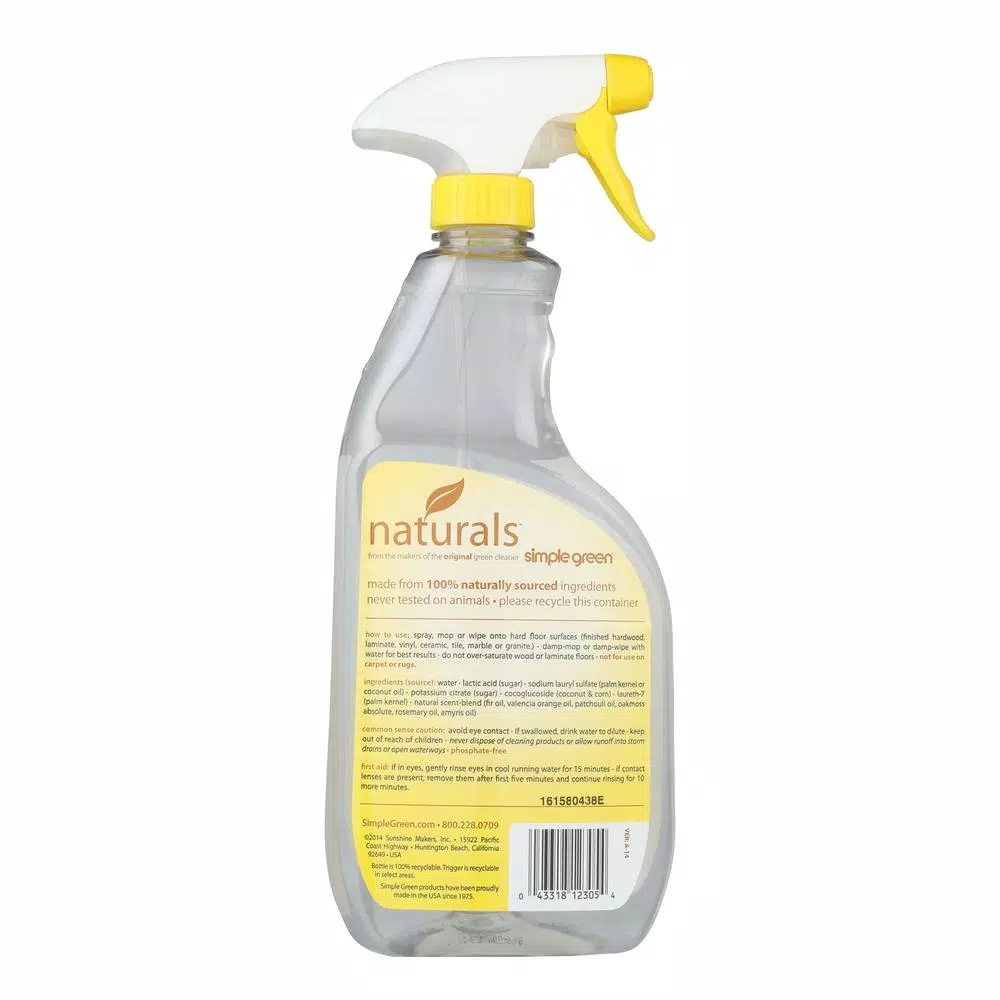 Simple Green Naturals Floor Care Cleaner, 24 oz. Sparkling Spruce