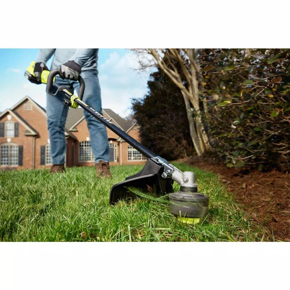 RYOBI 40V Lithium-Ion Expand-It Cordless Trimmer and Edger Kit with 4 Ah Battery and Charger