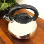 Unbranded Harpwell 64 oz. Stainless Steel Whistling Tea Kettle, 8-Cup Capacity thumbnail 3