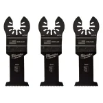 Milwaukee OPEN-LOK Universal Fit 1-3/8 in. HCS Wood Oscillating Multi-Tool Blade Kit, 3-Piece thumbnail 1