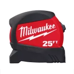 Milwaukee 25 ft. Compact Wide Blade Tape Measure with 15 ft. Reach thumbnail 1