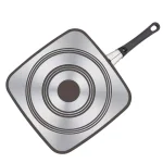 Farberware High Performance 10.75 in. Aluminum Nonstick Square Griddle, Black thumbnail 3