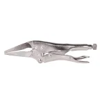 Capri Tools Klinge 9 in. Long Nose Locking Pliers with Wire Cutter and Curved Jaw thumbnail 1