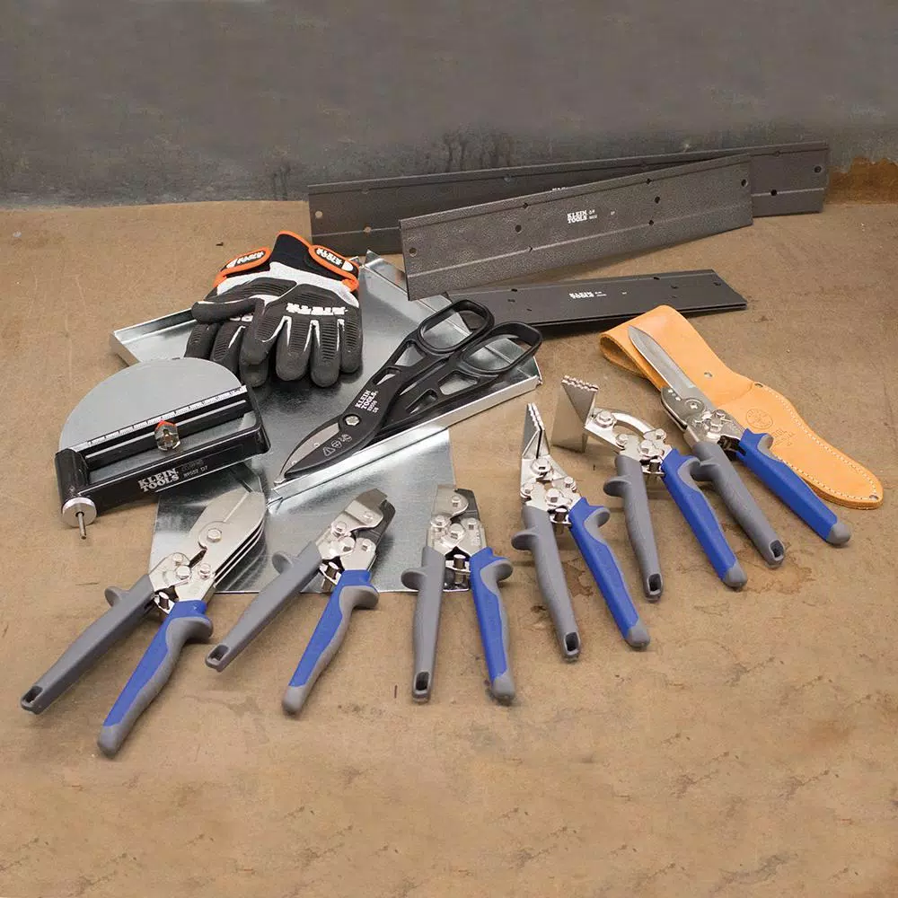 Klein Tools 12 in. Tin Snips with High-Carbon Steel Replaceable Blades