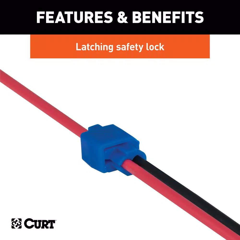 CURT Snap Lock Tap Connectors, 18-14 Gauge Wire, 100-Pack