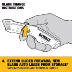 DEWALT Auto Load Folding Utility Knife with Integrated Blade Storage thumbnail 9