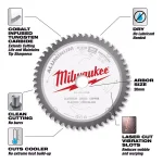Milwaukee 5-7/8 in. 50T Carbide Metal Cutting Circular Saw Blade thumbnail 3