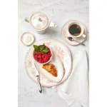 Oneida Lancaster Garden White and Pink Porcelain Creamers, 6 oz. (Set of 36) thumbnail 4
