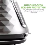 Ovente Cleo Collection 1.7L Electric Kettle, 1500W Stainless Steel Tea Kettle with Auto Shut-Off thumbnail 8