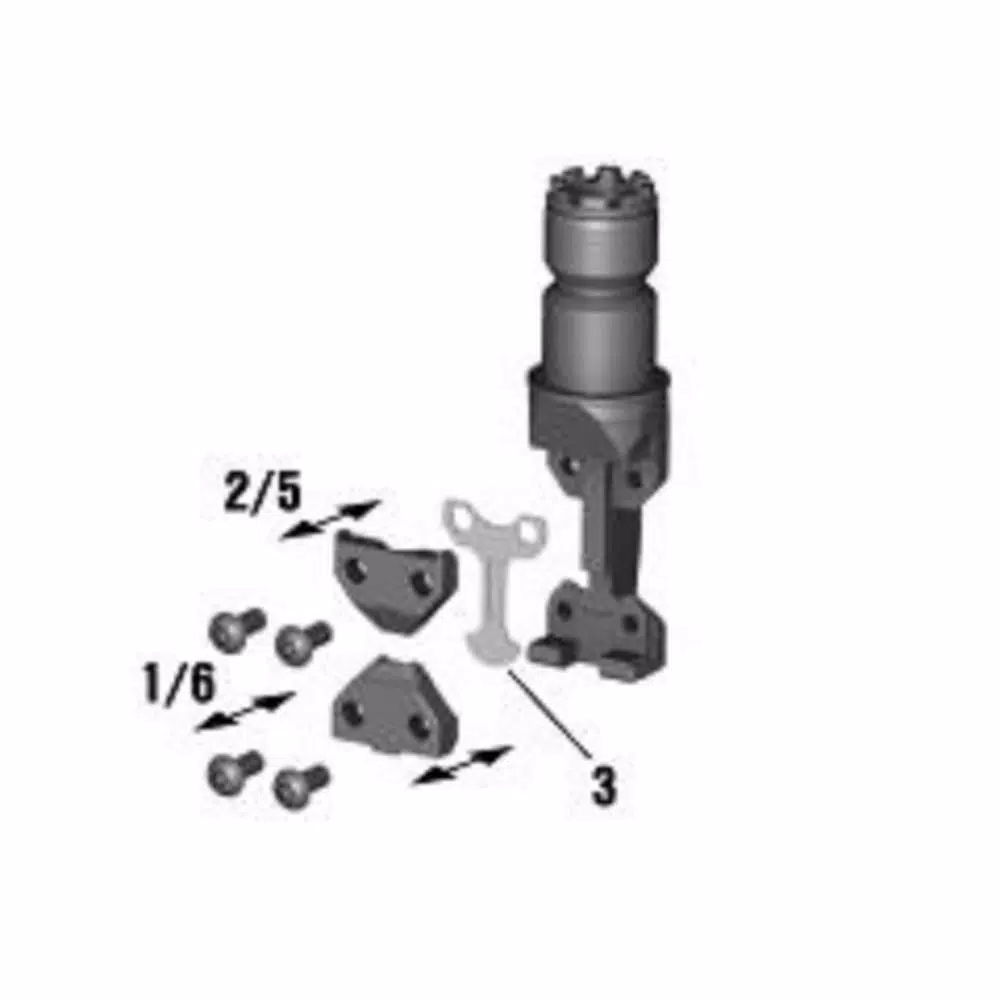 Hilti SPN P1 Rectangular Replacement Die for Hilti SPN 6 Cordless Nibblers