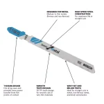 Bosch 3 in. 36 TPI High Speed Steel T-Shank Jigsaw Blades for Metal Cutting (5-Pack) thumbnail 3