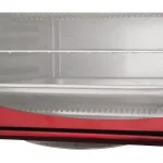 Brentwood 4-Slice Red and Stainless Steel Toaster Oven with Bake, Broil, and Toast Functions thumbnail 3