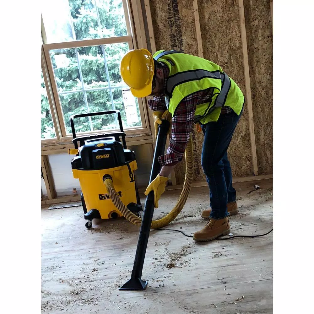DEWALT 16 Gal. 6.5 HP Poly Wet/Dry Vacuum with 3 Bags and Cartridge Filter
