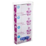 AdirMed Quad Box Capacity Acrylic Glove Dispenser, Clear thumbnail 2