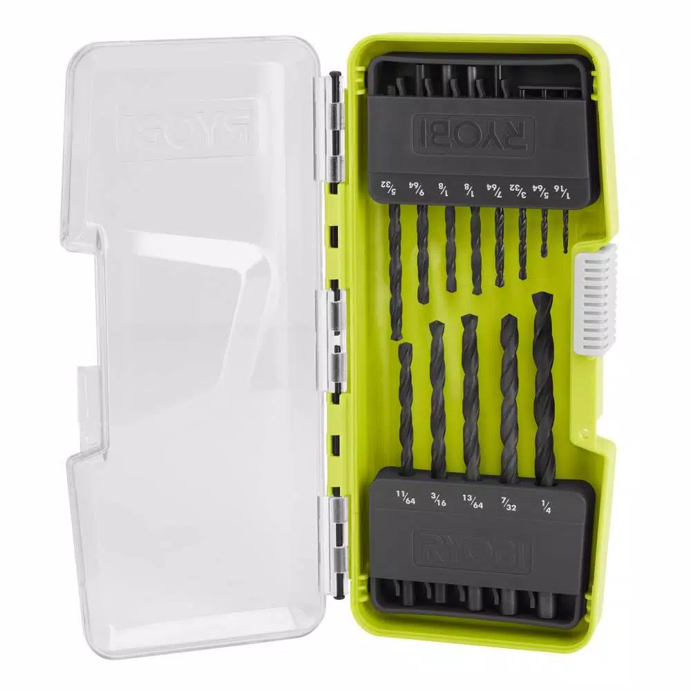 RYOBI 120-Piece Drill and Impact Rated Drive Bit Set with Black Oxide Bits