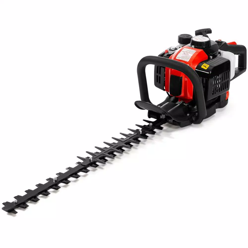 XtremepowerUS 24 in. Gas Powered 2-Stroke Hedge Trimmer, 26 cc Engine