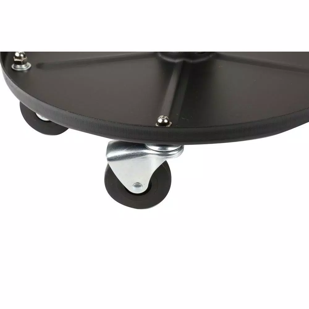 OLYMPIA Tools Heavy-Duty Adjustable Mechanic's Roller Seat with Tool Tray