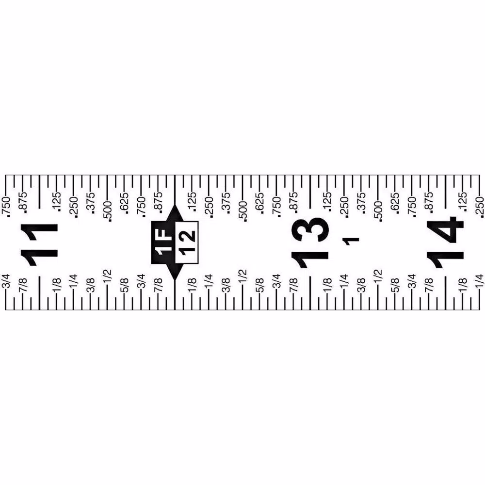 Lufkin Quikread 12 ft. x 3/4 in. Power Return Tape Measure with Rubber Cushion Case