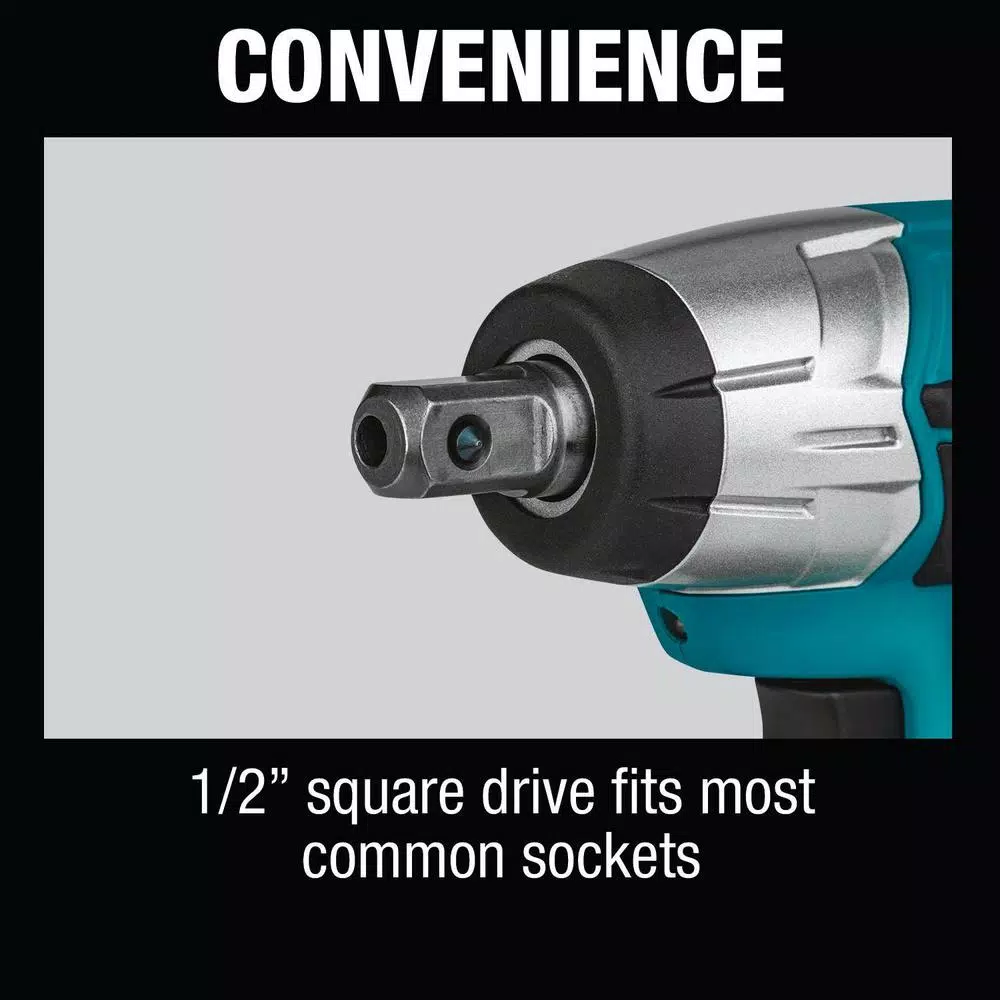 Makita 12V MAX CXT 1/2 in. Sq. Drive Cordless Impact Wrench with 4.0 Ah Battery Kit