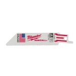 Milwaukee 4 in. 14 TPI Metal Cutting Reciprocating Saw Blades, 5-Pack thumbnail 2